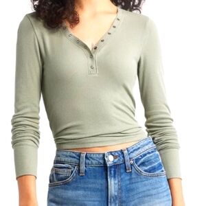 Nordstrom BP Ribbed Henley M